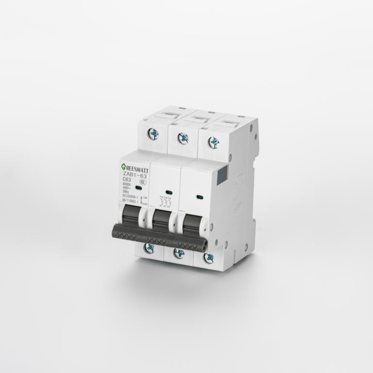 AC 회로 차단기 곡선 C 63A 3P 6kA